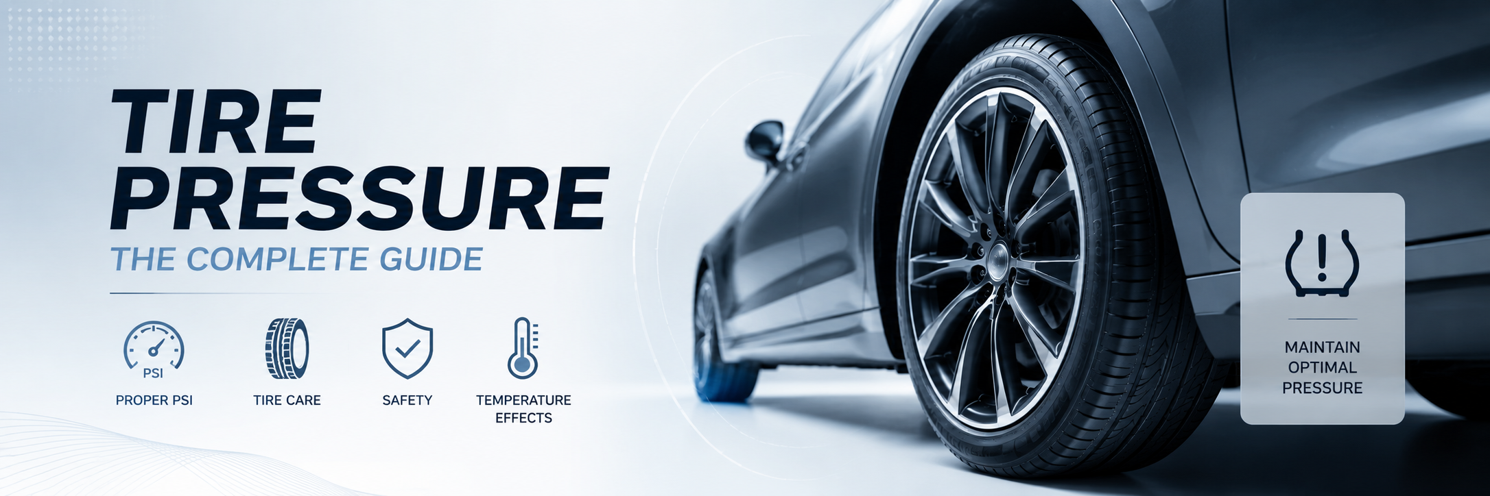Car tire pressure inspection and proper PSI maintenance guide