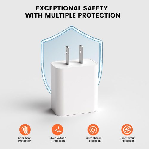 ETENWOLF 30W USB C Charger with Over-heat, Over-voltage, Over-charge, and Short-circuit Protection