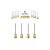 ETENWOLF A102 Brass Base Ball Needle Set - 12 PCS ETENWOLF 12-Pack universal ball pump needles, stainless steel and brass, with storage case.