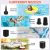 5 different nozzles for ETENWOLF AIR 2 PRO showing use cases for swim rings, air mattresses, vacuum bags, and sleeping pads.