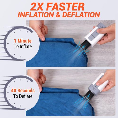 ETENWOLF AIR 2 PRO inflation vs deflation speed: 1 minute to inflate, 40 seconds to deflate.