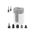 ETENWOLF Air5 Pro: Multi-Functional Portable Air Pump Se ETENWOLF Air5 Pro portable air pump main image featuring the compact device, USB-C charging cable, and 5 versatile nozzle adapters.