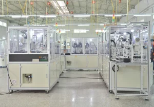 ETENWOLF automated manufacturing production line and smart assembly equipment for portable air compressors.