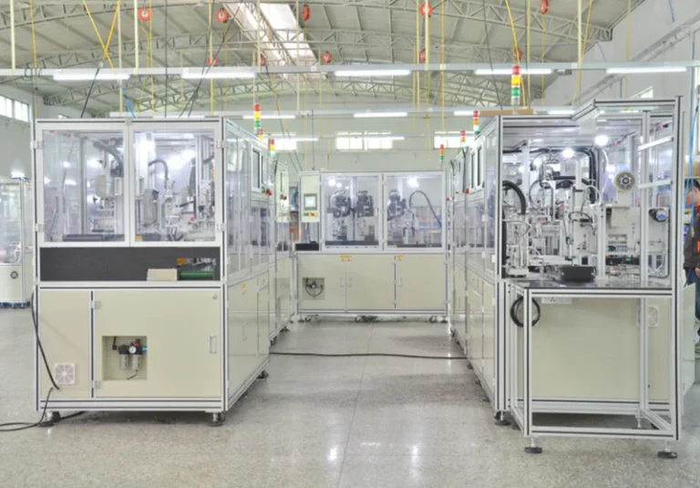 ETENWOLF automated manufacturing production line and smart assembly equipment for portable air compressors.