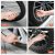 ETENWOLF G101 pencil tire gauge being used on Bicycle, Car, RV, and Pickup Truck tires.