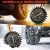 ETENWOLF G200 tire pressure gauge shown performing reliably in both snowy winter and high-temperature summer road conditions.