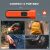 ETENWOLF L2 Compact & Portable Specs ETENWOLF L2 rechargeable flat flashlight dimensions: 5.9" long, 1.7" wide, weighing 3.8 oz for ultimate portability.