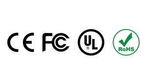ETENWOLF product compliance CE FCC UL RoHS international certification logos