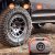 ETENWOLF Vortex S6 cordless air compressor inflating a pickup truck tire, featuring specialized modes for RV and off-road vehicles