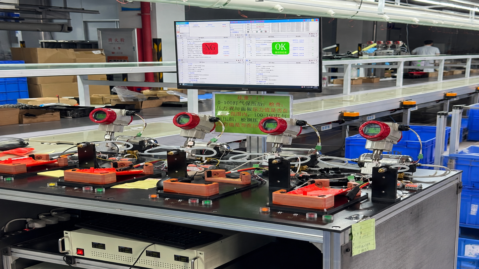Multi-station functional test machine leak testing bench powered by ETENWOLF technology